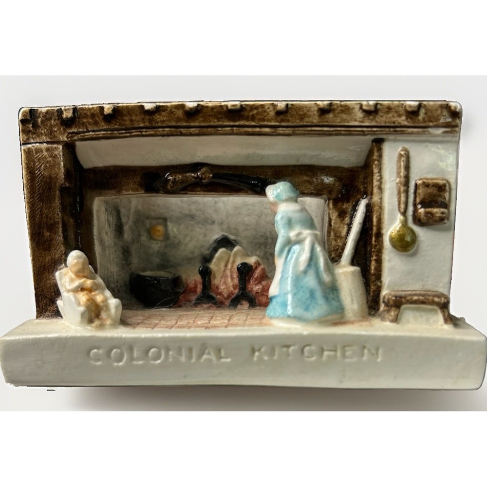 Sebastian Miniatures Figurine Colonial Kitchen #6132 1952